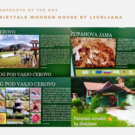 Dom wakacyjny Fairytale Wooden House By Ljubljana