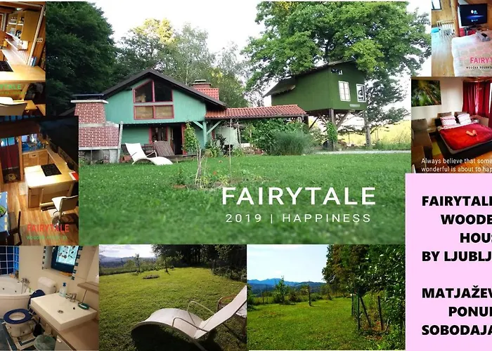 Vakantiehuis Fairytale Wooden House By Ljubljana Grosuplje