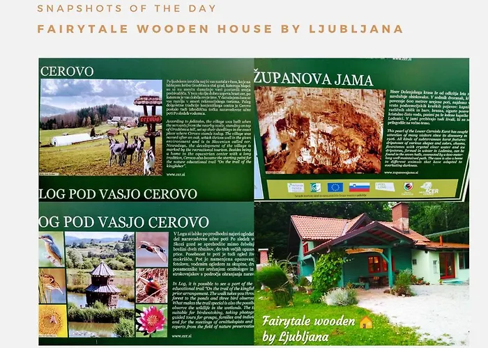 Semesterbostad Fairytale Wooden House By Ljubljana