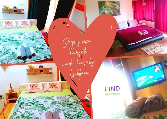 Semesterbostad Fairytale Wooden House By Ljubljana *